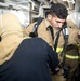 USS Lake Champlain (CG 57) Main Space Fire Drill