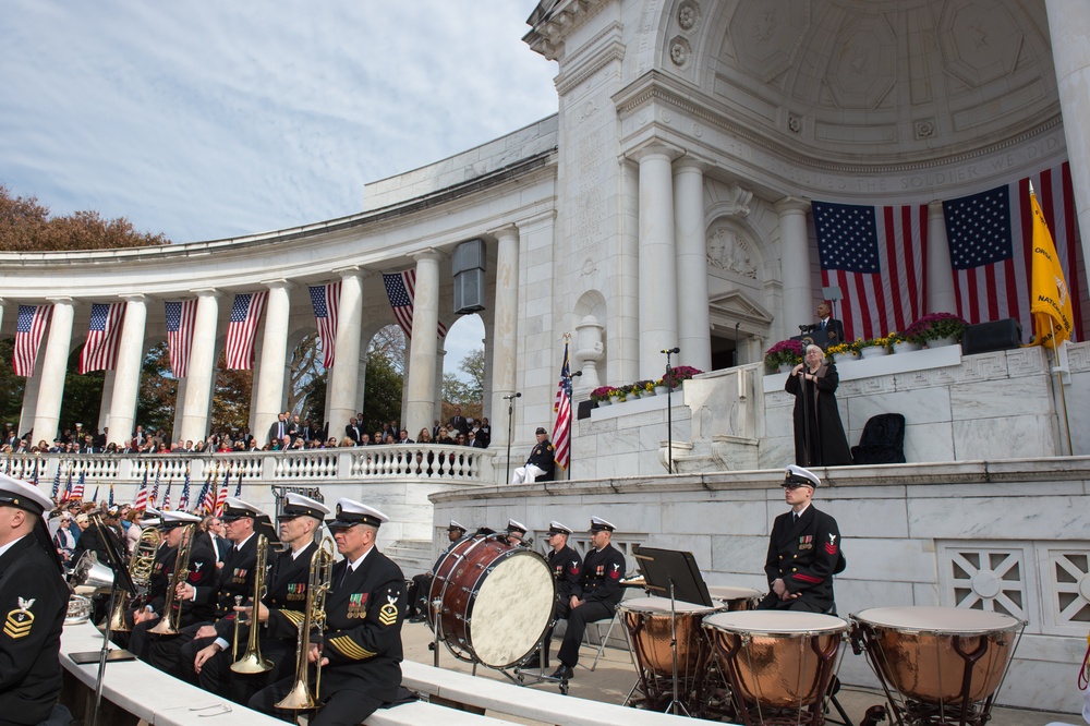 SD attends Veterans Day wreath laying ceremony