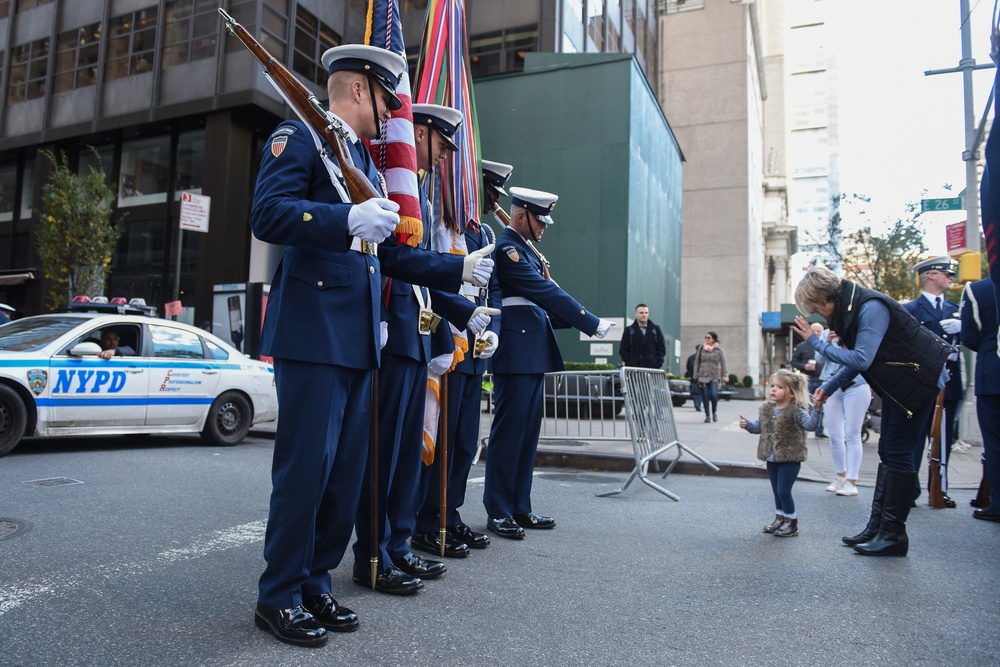 U.S. Coast Guard honored in New York City Veterans Day Parade