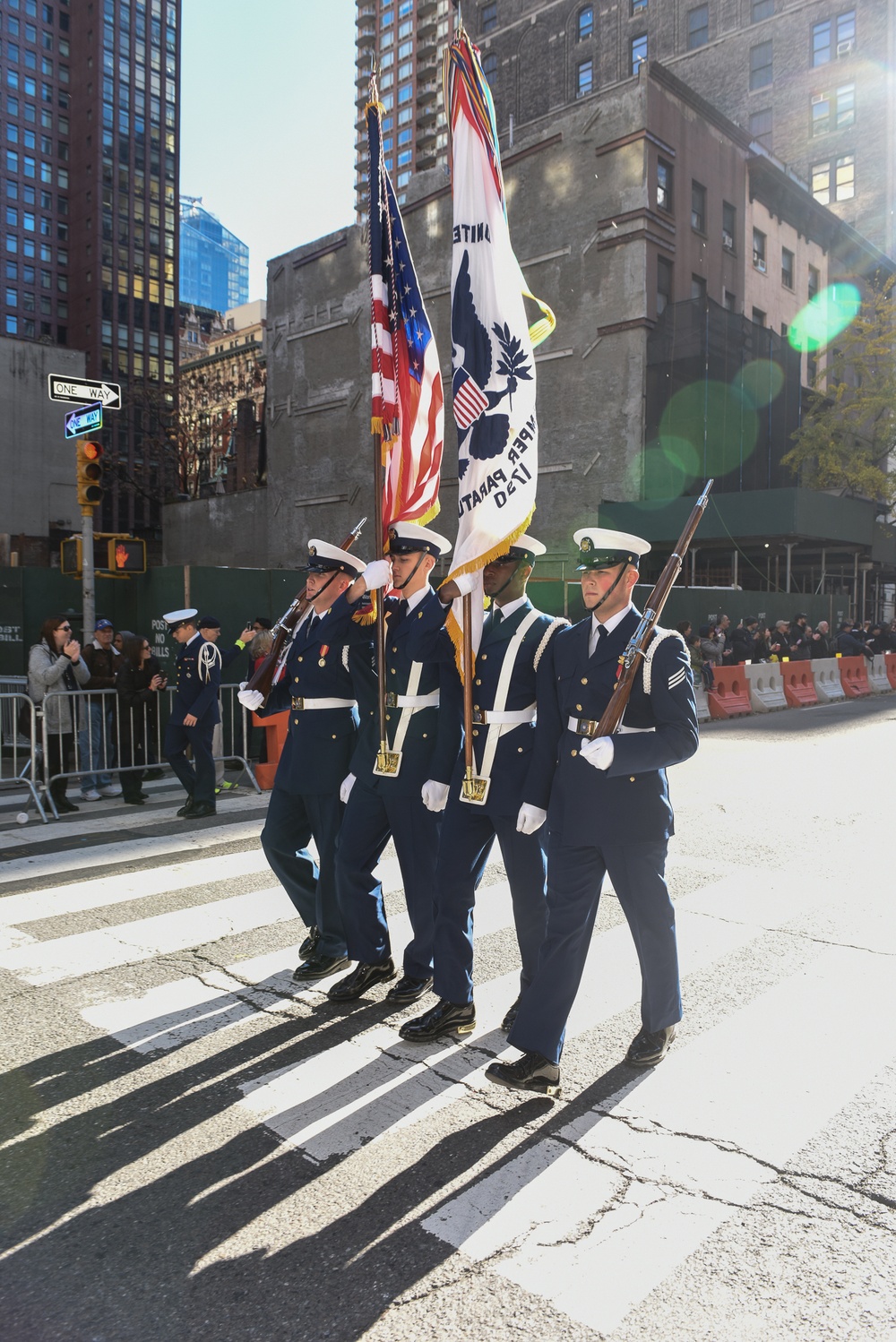 DVIDS Images U.S. Coast Guard honored in New York City Veterans Day