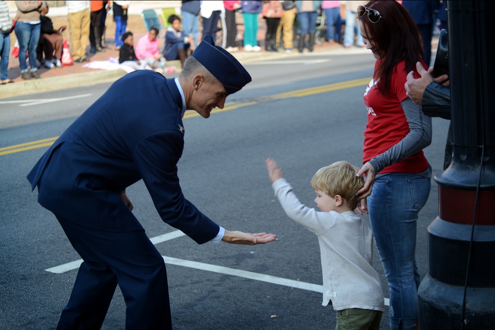 Sumter salutes veterans with parade, ceremony