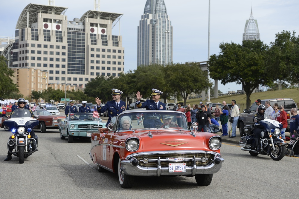 Admiral Charles D. Michel leads city of Mobile's Veterans Day Parade