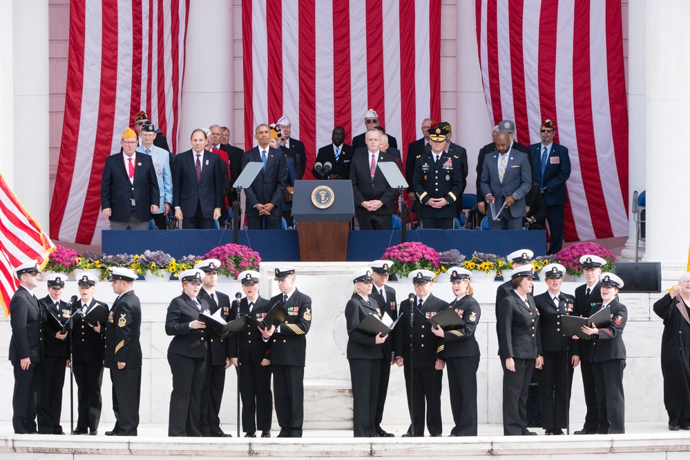 National Veterans Day Observance in Arlington National Cemetery