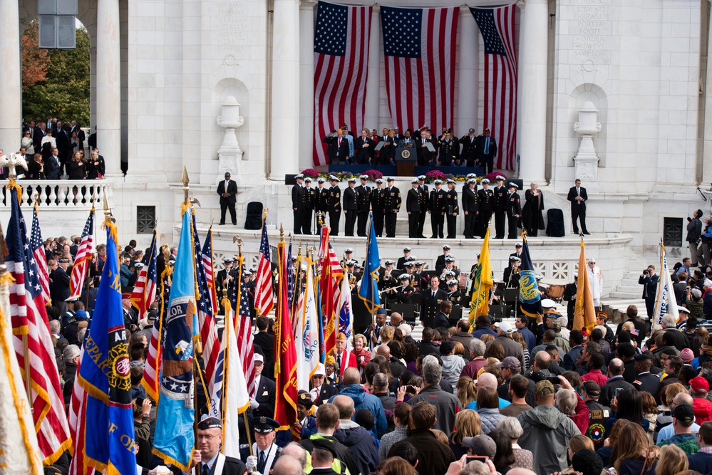 National Veterans Day Observance in Arlington National Cemetery