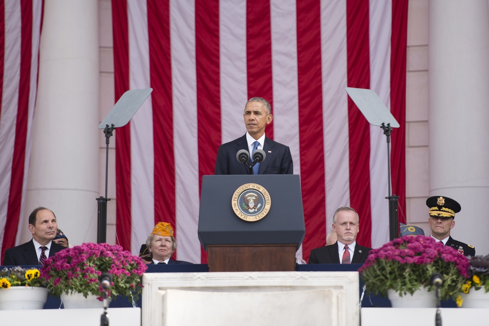 National Veterans Day Observance in Arlington National Cemetery