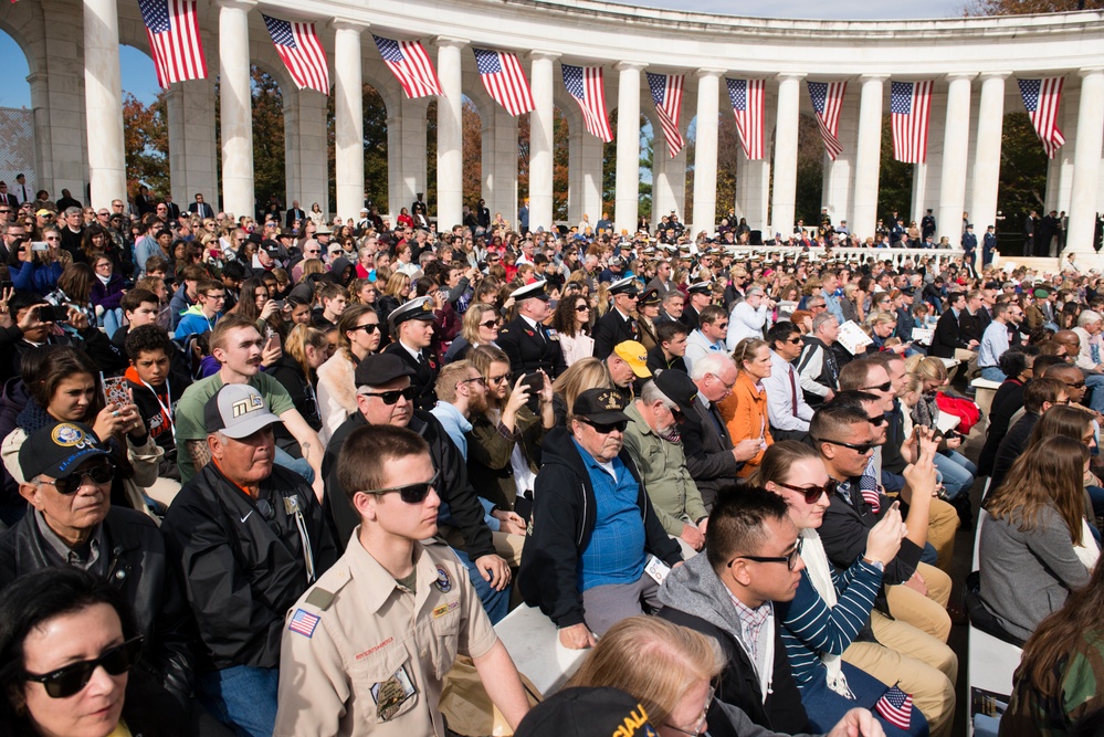 National Veterans Day Observance in Arlington National Cemetery