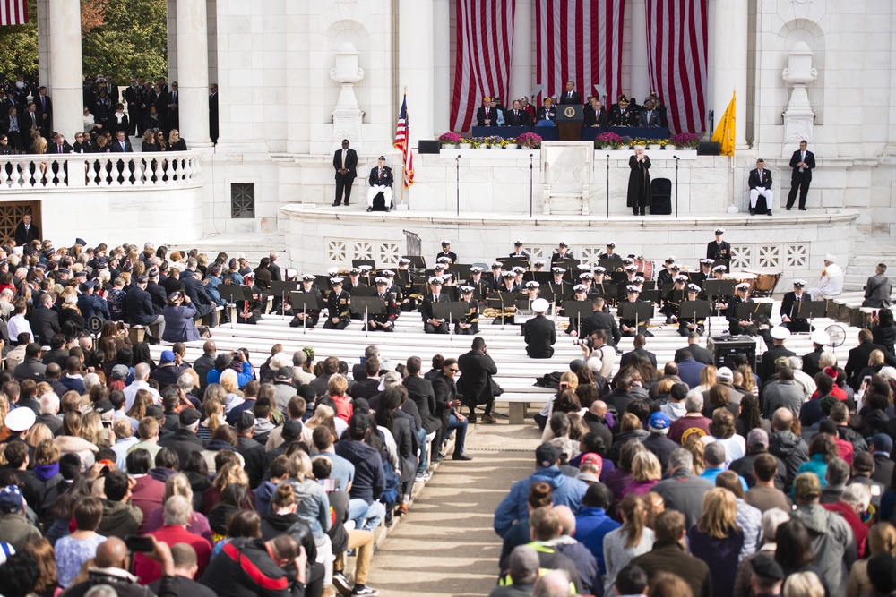 National Veterans Day Observance in Arlington National Cemetery