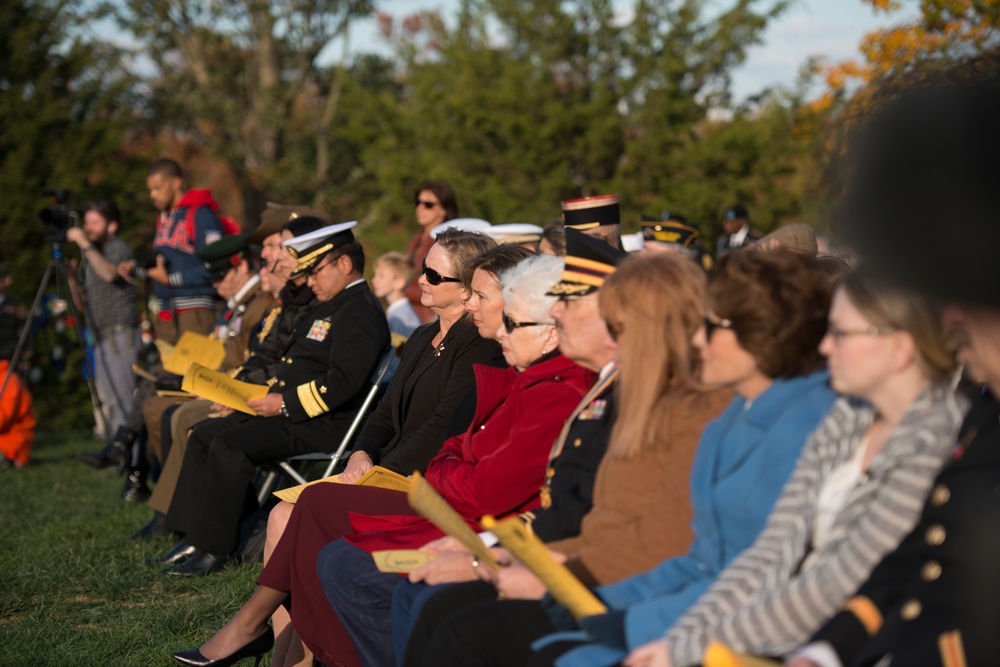 The Military Order of the World Wars holds a memorial service for General of the Armies John J. Pershing in Arlington National Cemetery