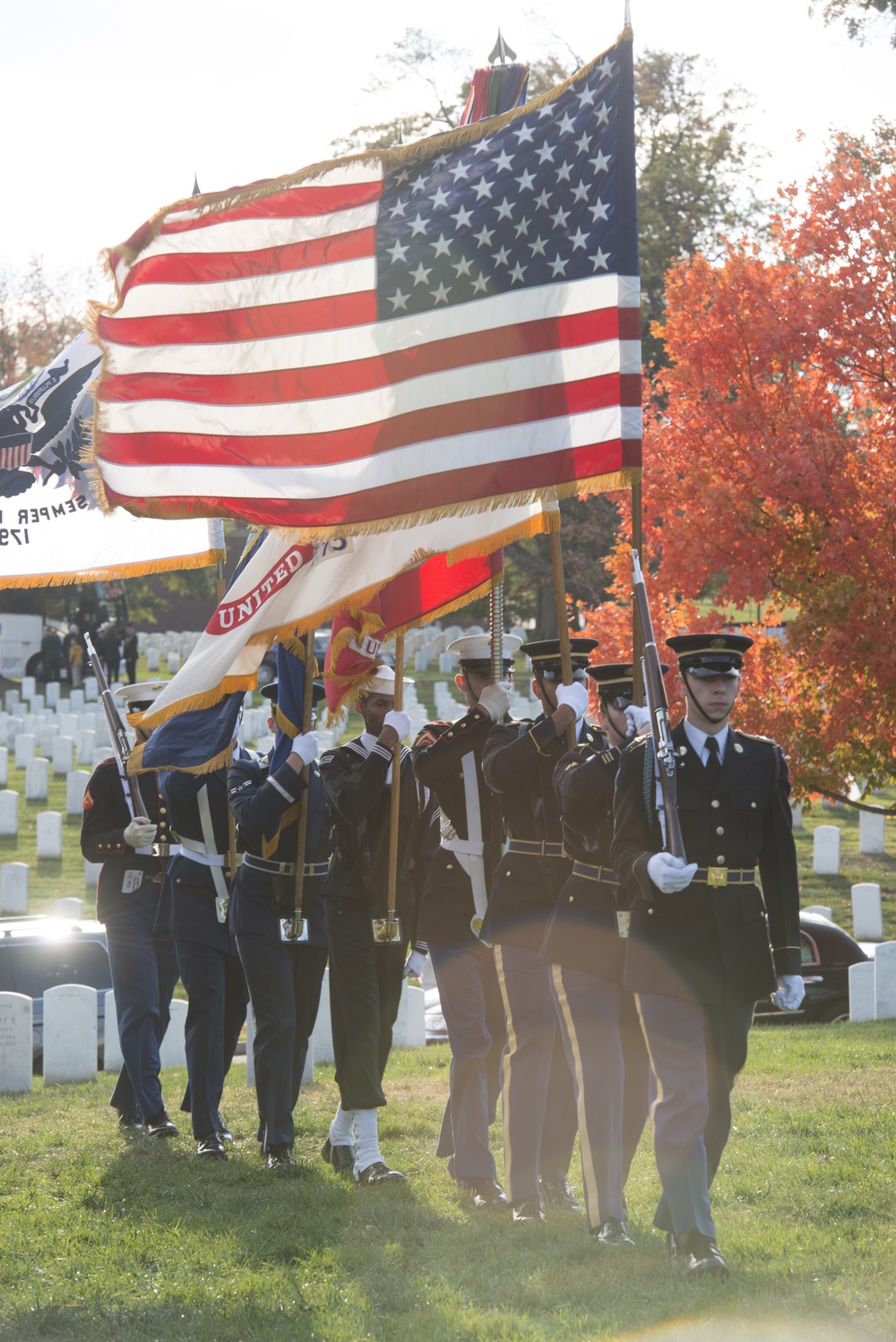 The Military Order of the World Wars holds a memorial service for General of the Armies John J. Pershing in Arlington National Cemetery