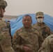 U.S. Soldiers conduct foot patrol to establish rapport