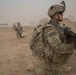 U.S. Soldiers conduct foot patrol to establish rapport