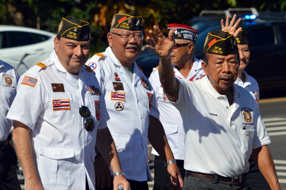 Hawaii celebrates, honors vets during state's oldest Veterans Day parade