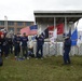 Joint Base Cape Cod welcomes New England Patriots players for a round of flag football