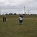 Joint Base Cape Cod welcomes New England Patriots players for a round of flag football