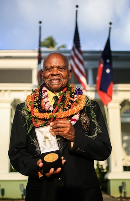 Montford Point Marine receives Congressional Gold Medal