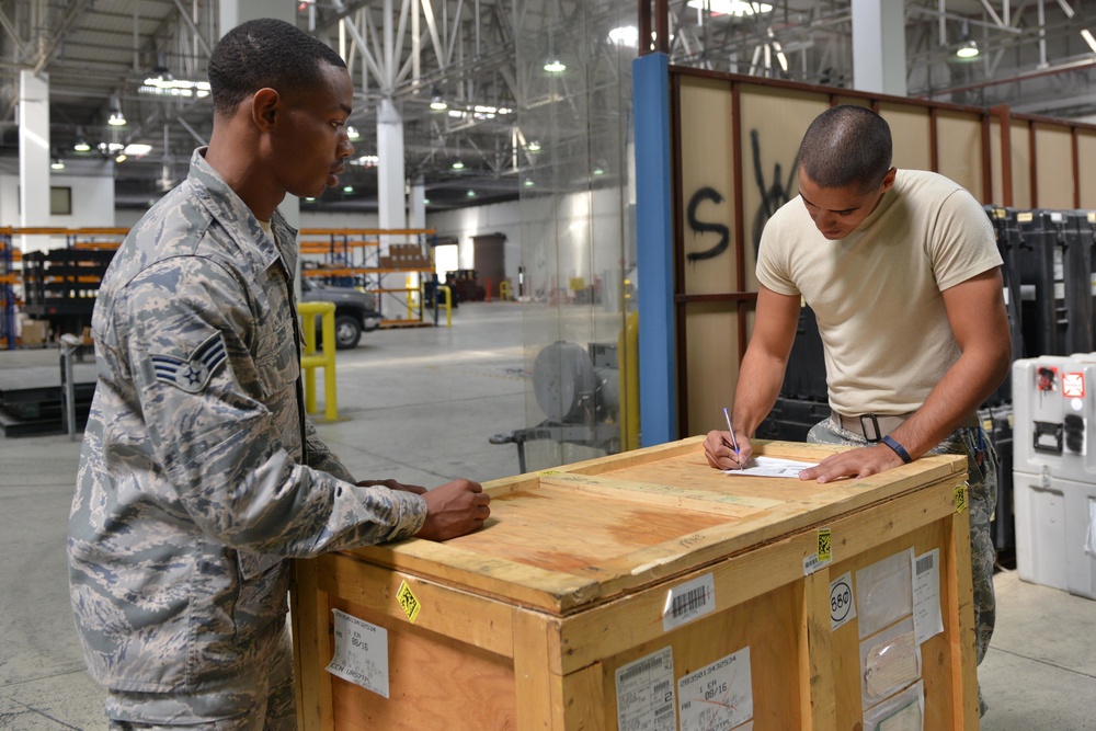 39th LRS supplies the mission
