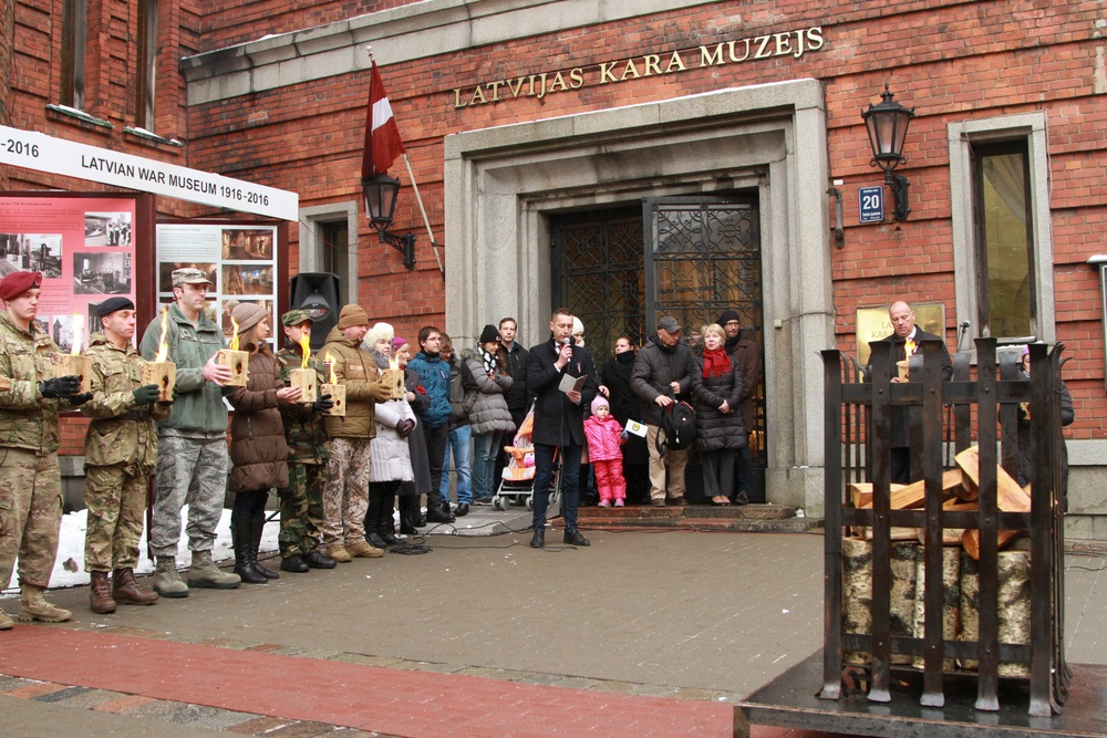 ‘Sky Soldiers’ pay homage to Latvian independence