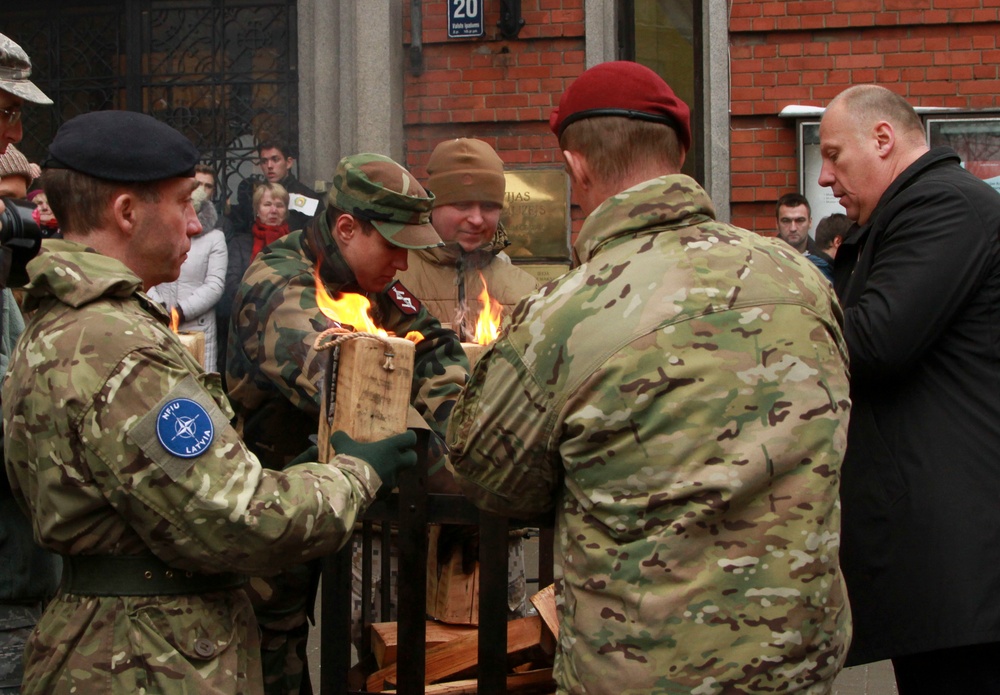 ‘Sky Soldiers’ pay homage to Latvian independence