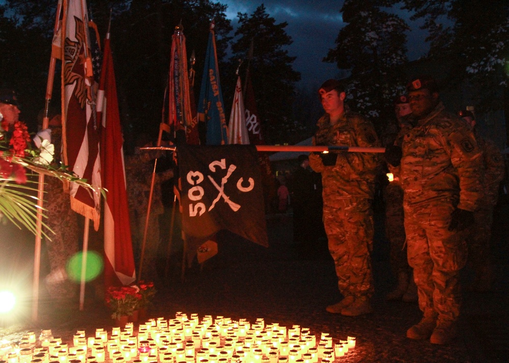 ‘Sky Soldiers’ pay homage to Latvian independence