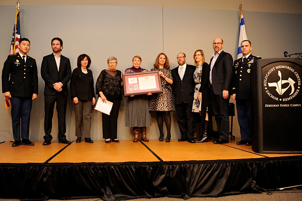 Purple Heart Ceremony over 70 years later