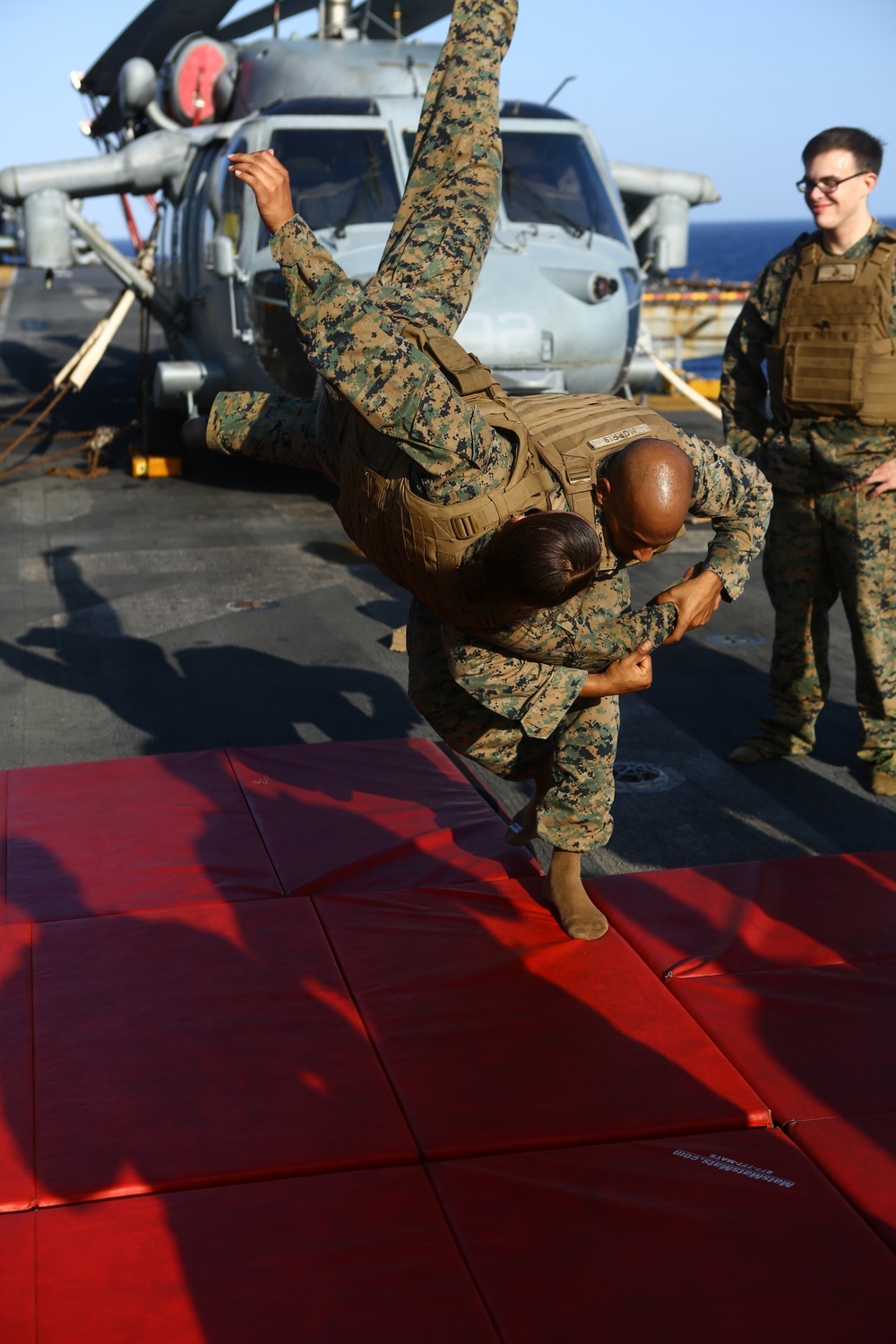 22nd MEU Marines Train for MCMAP Brown Belt