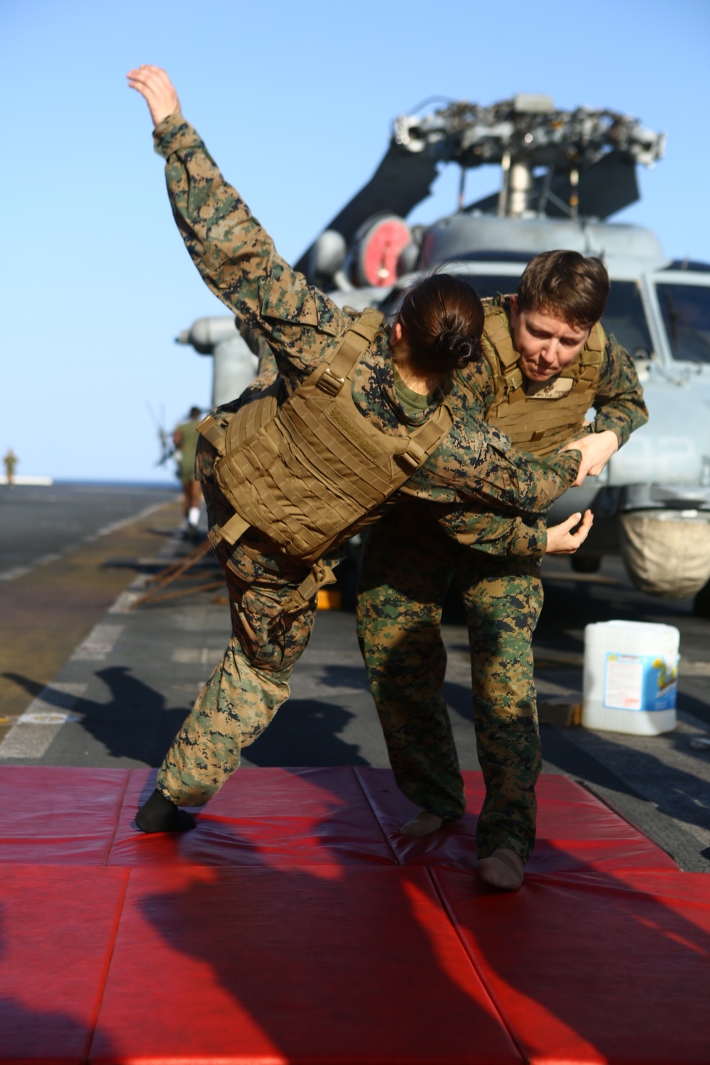 22nd MEU Marines Train for MCMAP Brown Belt