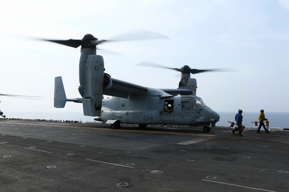 22nd MEU Marines Conduct Flight Operations