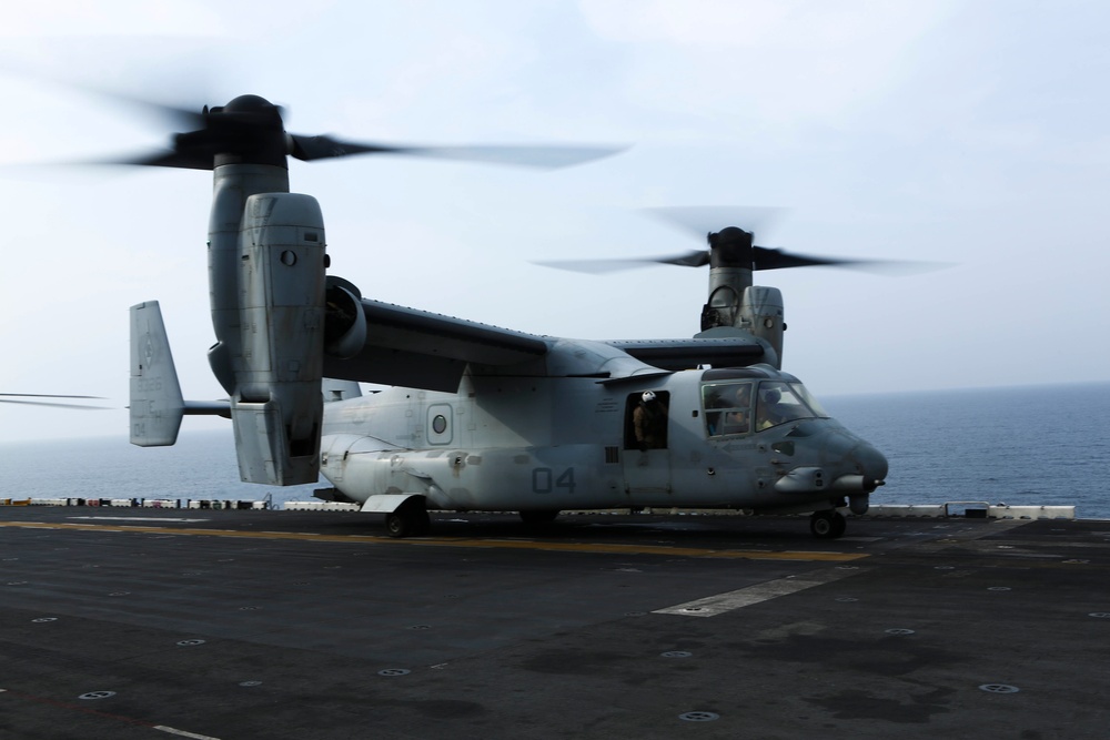 22nd MEU Marines Conduct Flight Operations