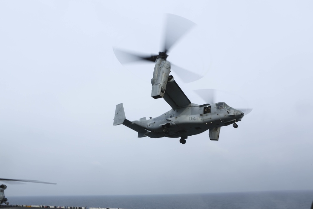 22nd MEU Marines Conduct Flight Operations