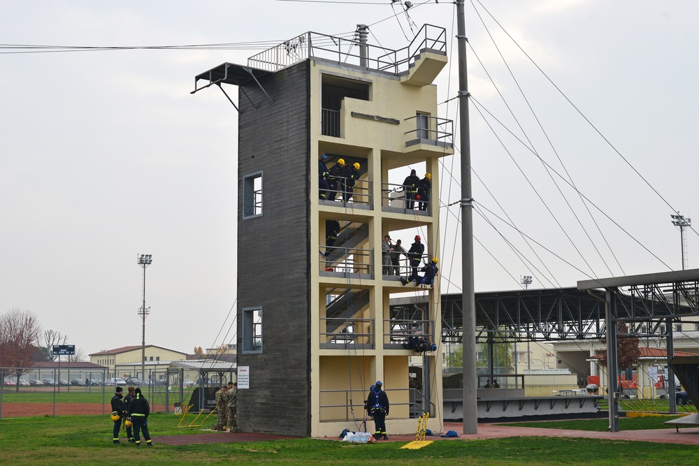 DOD TECHNICAL ROPE RESCUE 1, USAG ITALY FIRE DEPARTMENT