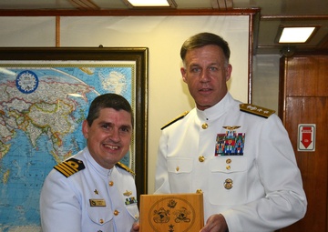 Brazilian Niteroi-class Training Frigate Brasil (U 27) Visits Naval Station Mayport