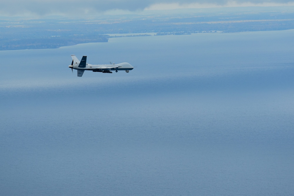 MQ-9 Takes Flight Over Central New York