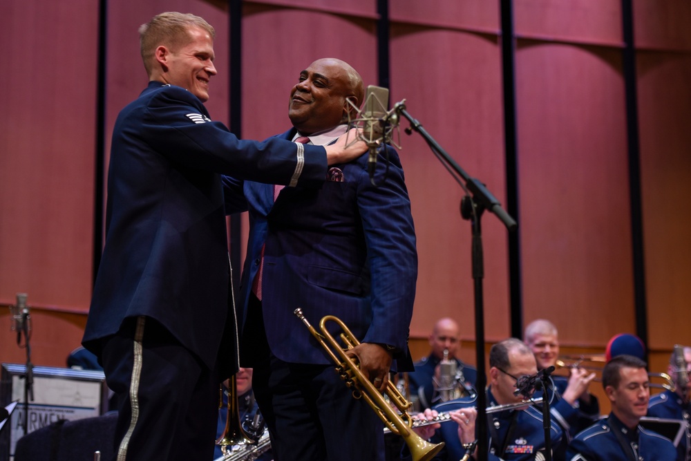 Iconic Trumpeter plays Jazz with Air Force Band