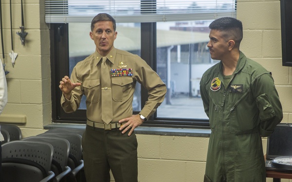 Lt. Gen. Frank E. Petersen Jr. Visit