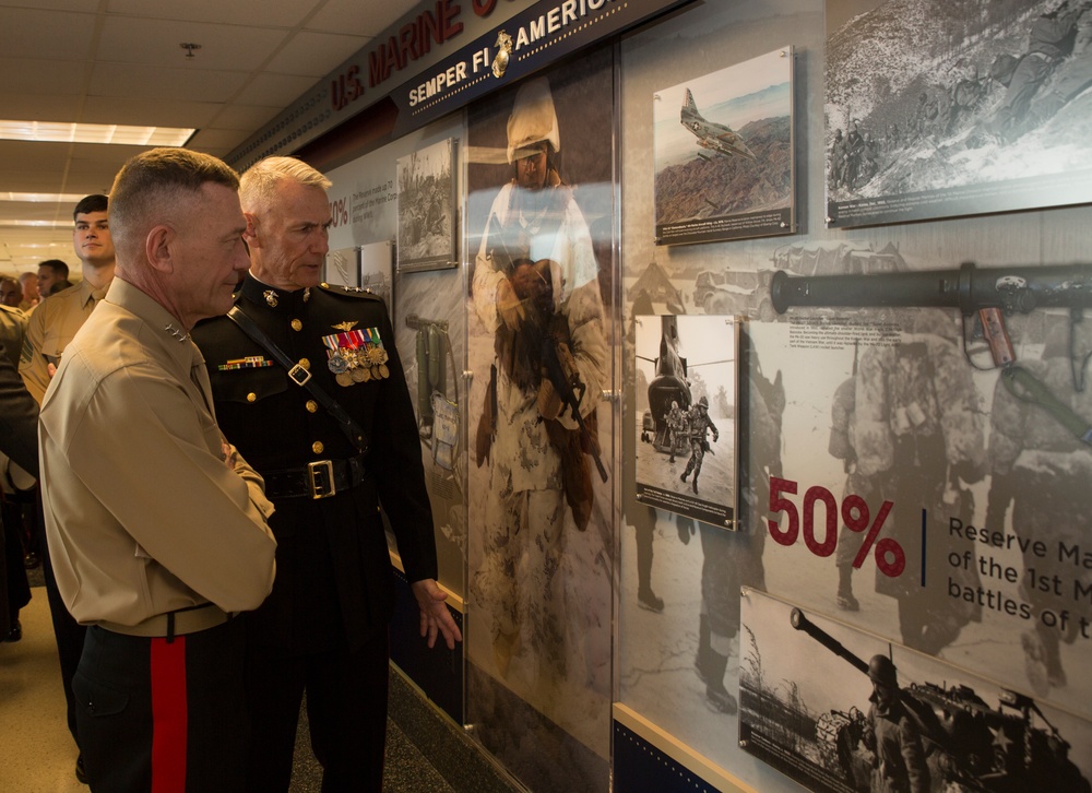 Marine Corps Reserve Centennial exhibit unveiled at Pentagon