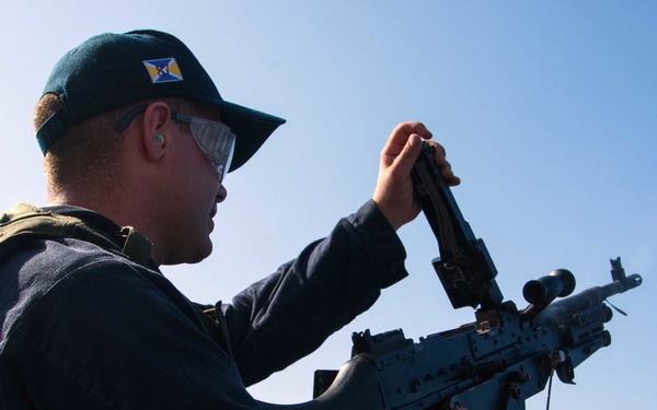USS Mason (DDG 87) Crew Served Weapons Qualifications