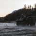 U.S. Marines practice cold weather driver training in Norway
