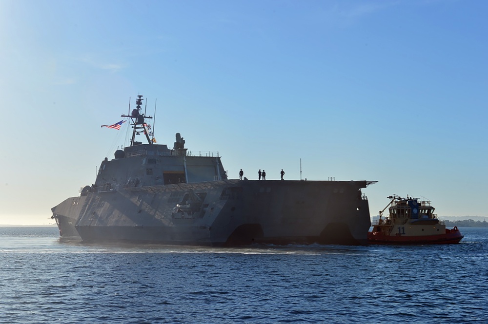 USS Montgomery (LCS 8) Arrives in San Diego
