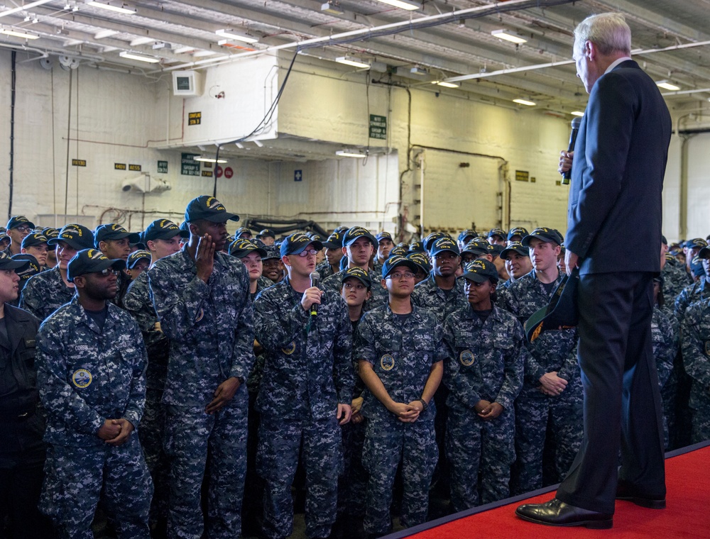 SECNAV Visit