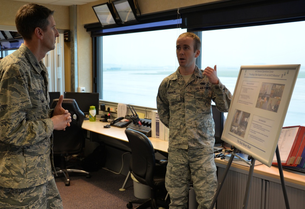 521st AMOW vice commander visits 727th AMS