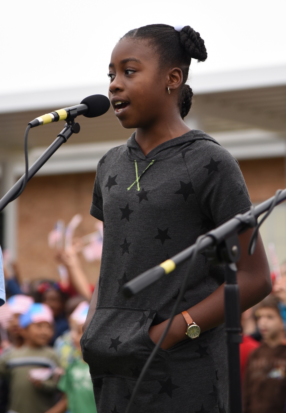 Jeff Davis elementary students honor veterans
