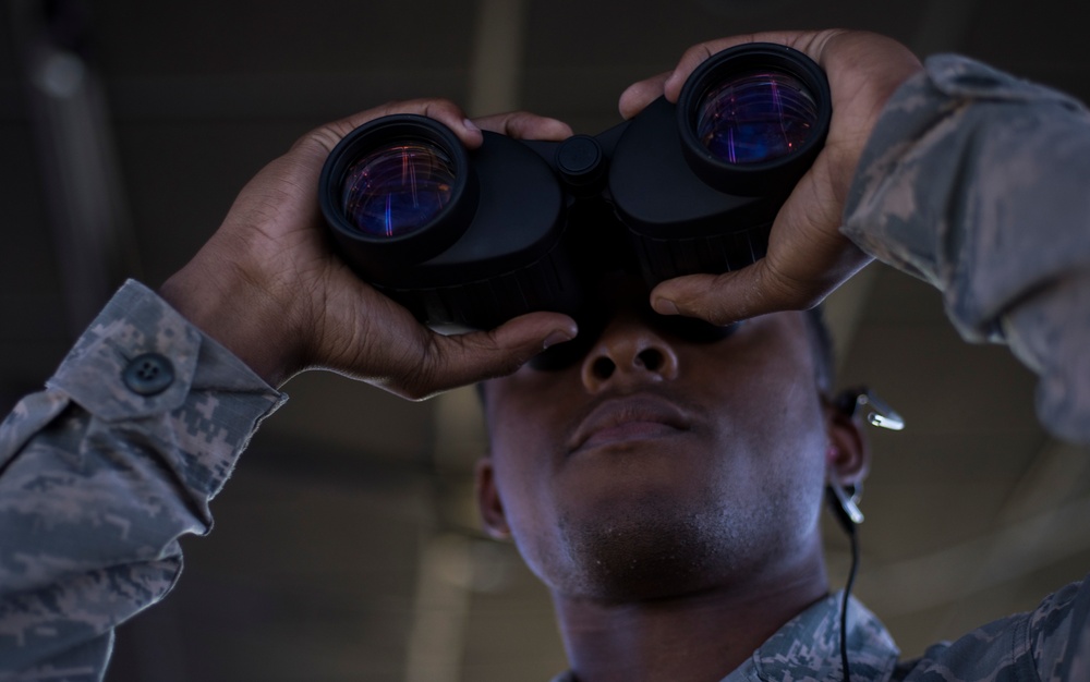 Airman control high tower