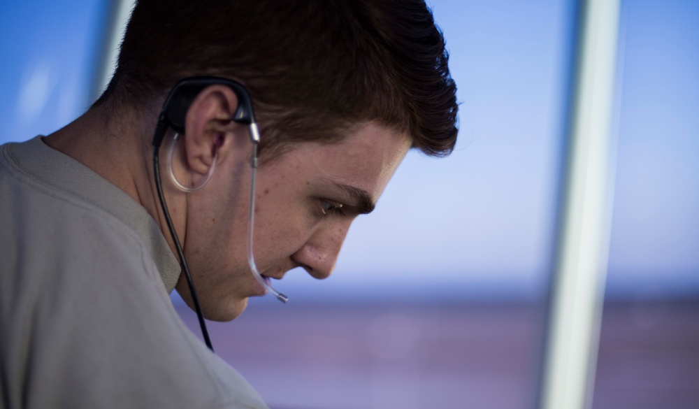 Airman control high tower