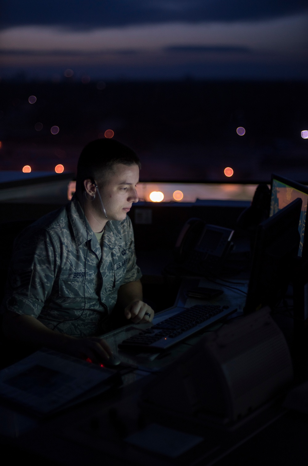 Airman control high tower