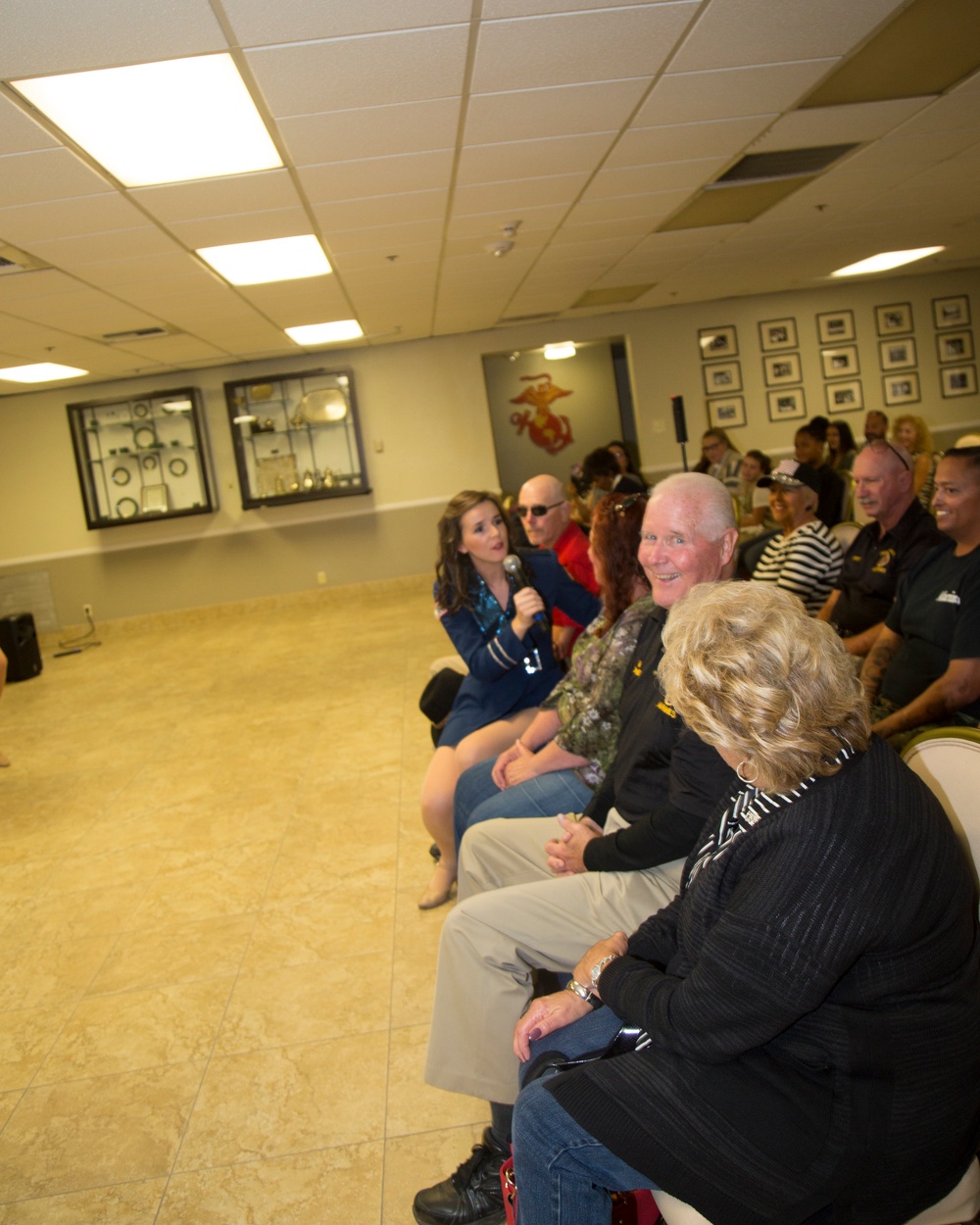 USO Show Troupe performs for MCLB Barstow