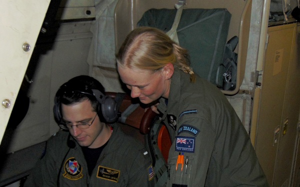 U.S. Navy P-3C Orion Provides Assistance To New Zealand After Earthquake