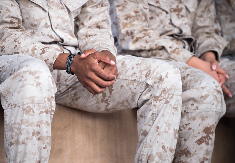 SD speaks to Marines