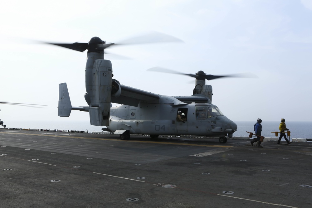 22nd MEU Marines Conduct Flight Operations