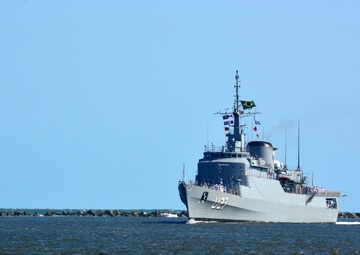 Brazilian Niteroi-class Training Frigate Brasil (U 27) Visits Naval Station Mayport