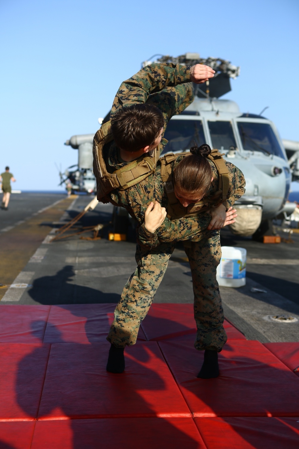 22nd MEU Marines Train for MCMAP Brown Belt